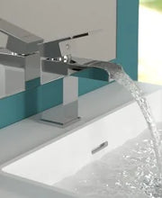 Load image into Gallery viewer, Bingley Black Basin Mixer (Available in Chrome)
