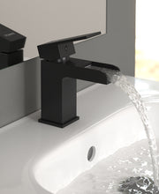 Load image into Gallery viewer, Bingley Black Cloakroom Basin Mixer (Available in Chrome)
