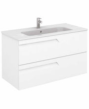 Load image into Gallery viewer, Brava 100cm Vanity Unit &amp; Slim Basin (Various Colours)
