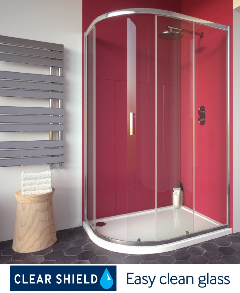 City Plus Offset Quadrant Single Door 1200 x 800mm