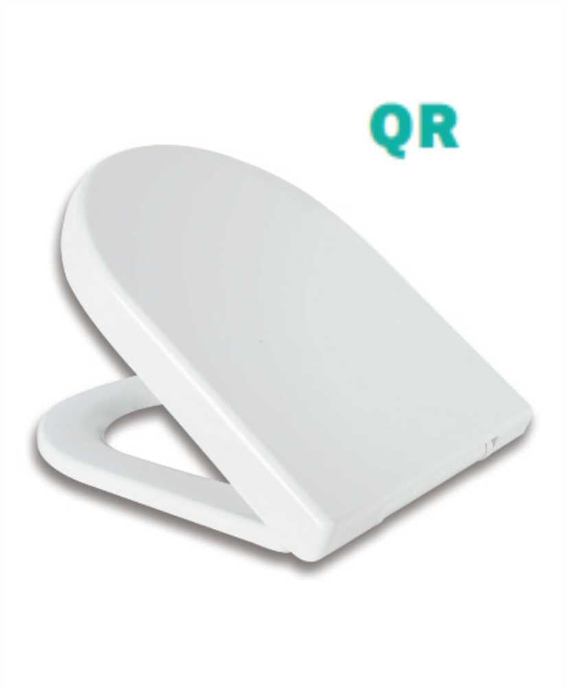 Delta D Shaped Soft Close Seat cw Quick Release Cover