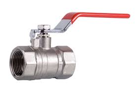 Lever Valve FxF (Red Handle)