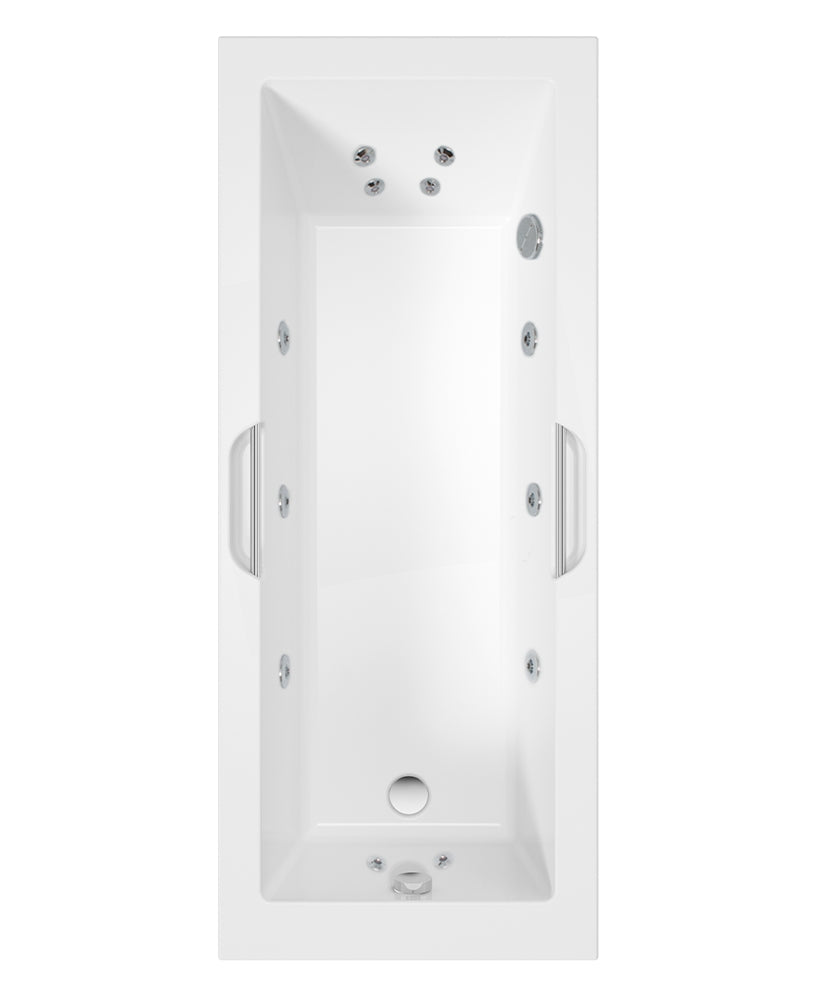 Cadenza Single Ended 12 Jet Bath 1700X700 White