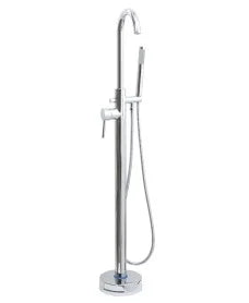 Harrow Black Floor Standing Bath Shower Mixer (Available in Chrome)