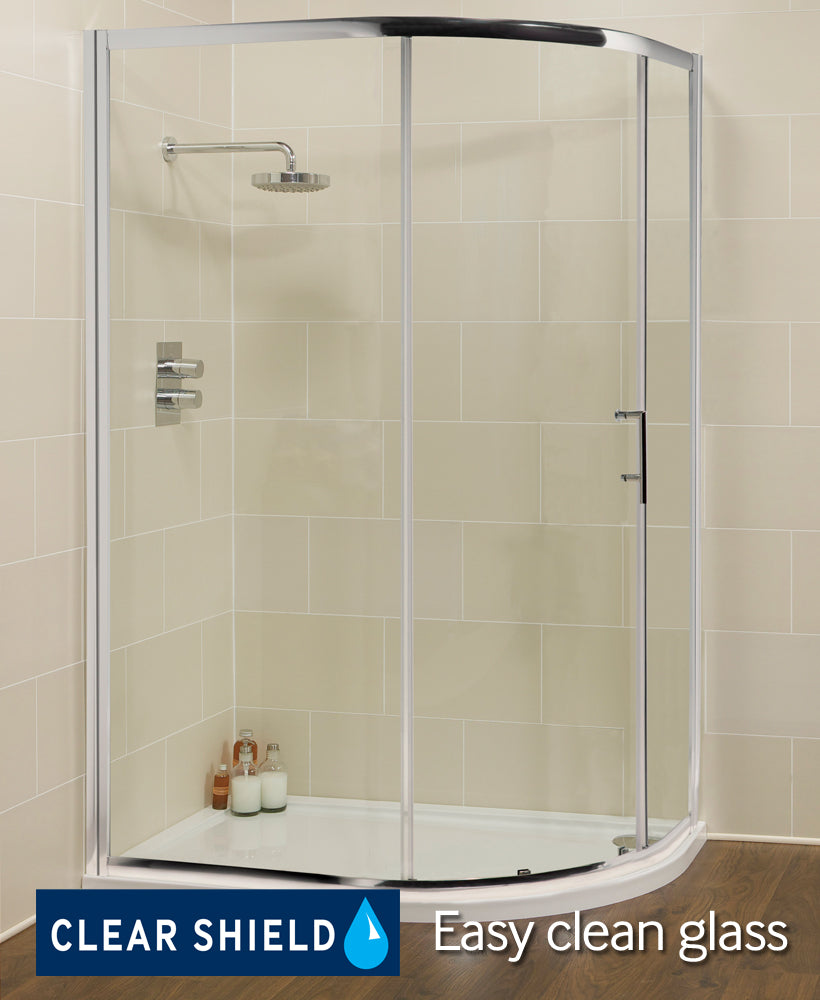 K2 1200 x 900mm Single Door Offset Quadrant Door