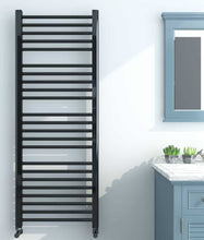 Load image into Gallery viewer, Ladder Towel Warmer Black Nickel H:1200mm W:500mm
