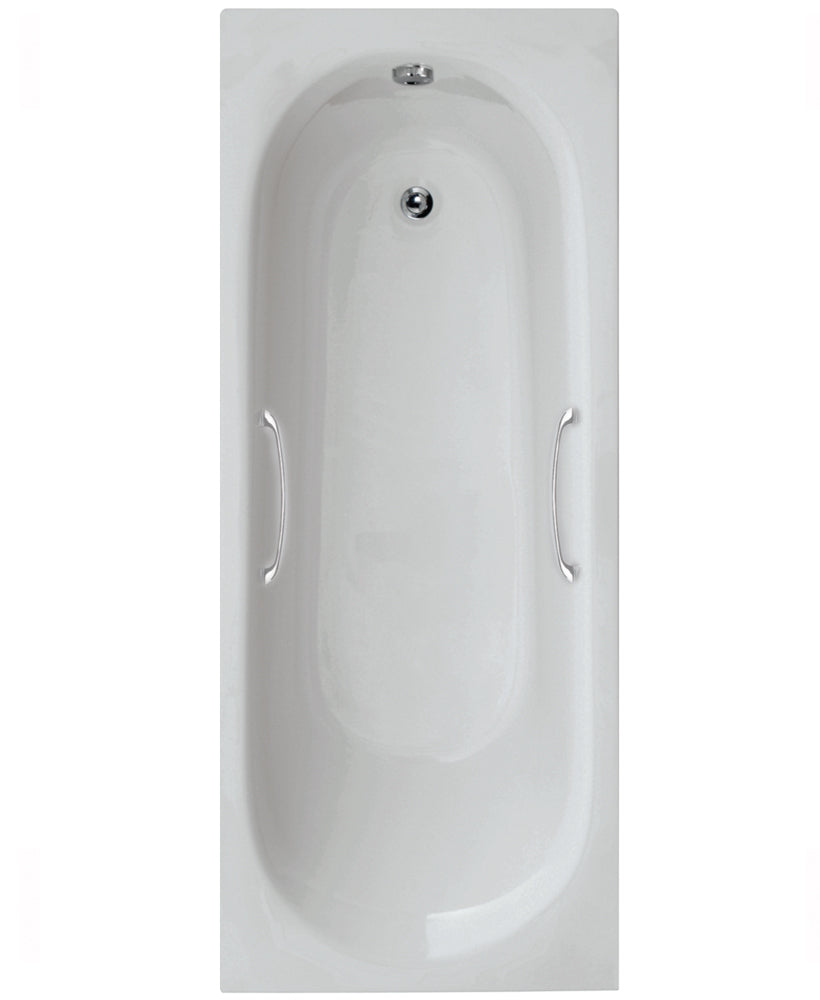 Lotus 1700x700mm Single Ended Twin Grip Bath