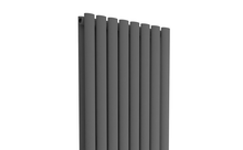 Load image into Gallery viewer, NIKA ANTHRACITE Double Vertical OVAL Radiator (Various Sizes)
