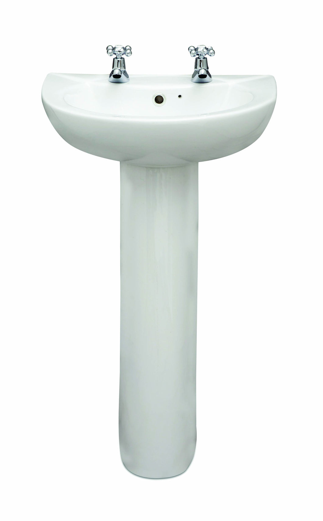 Strata 53cm Basin & Full Pedestal 2TH