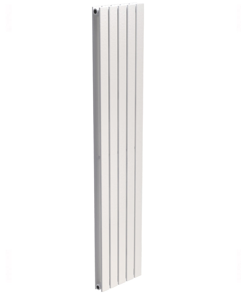 Piatto Flat Tube Designer Radiator Vertical 1800 X 380 Double Panel White