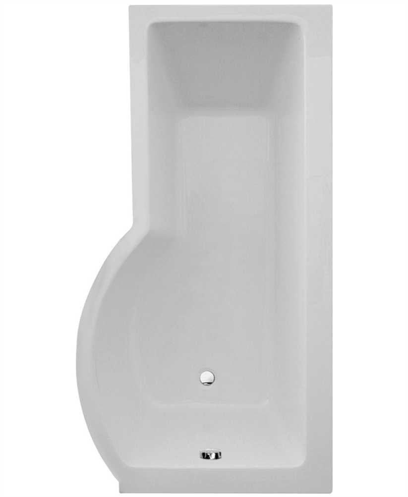 P Shape 1700x900mm RH Single Ended Bath & Panel