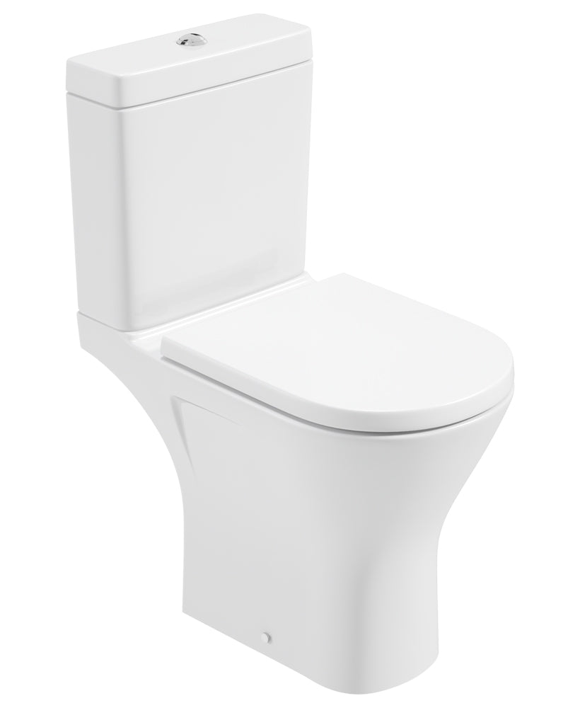 Scala Close Coupled Open Back WC Comfort Height & Delta Seat