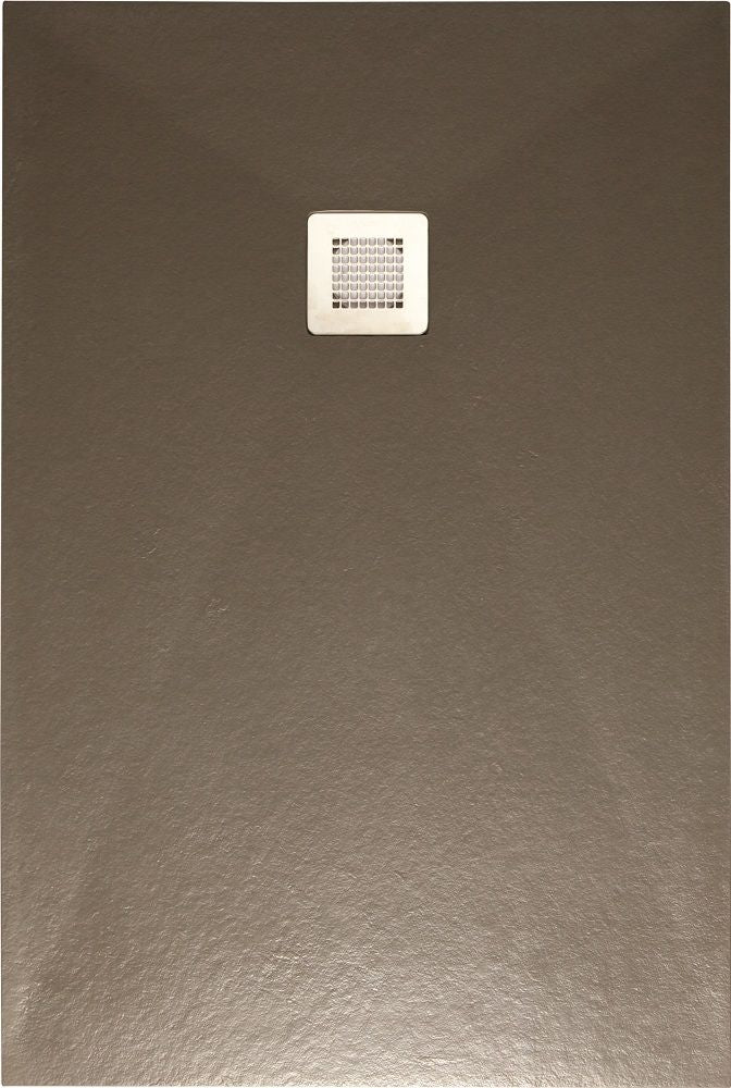 Slate Taupe 1500x900mm Rectangular Shower Tray & Waste