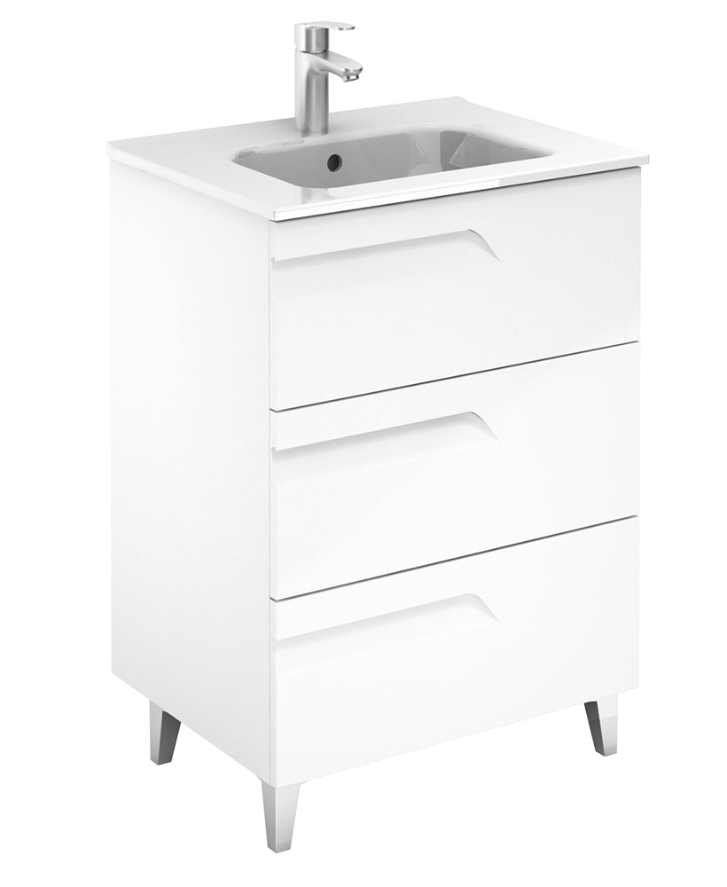 Brava 60cm Floor Standing Vanity Unit (Various Colours)