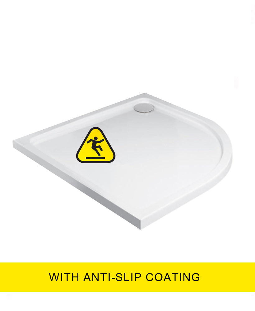 Low Profile 1000mm Quadrant Anti Slip Shower Tray