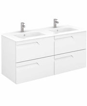 Load image into Gallery viewer, Brava 120cm White Vanity Unit &amp; Slim Basin (Various Colours)
