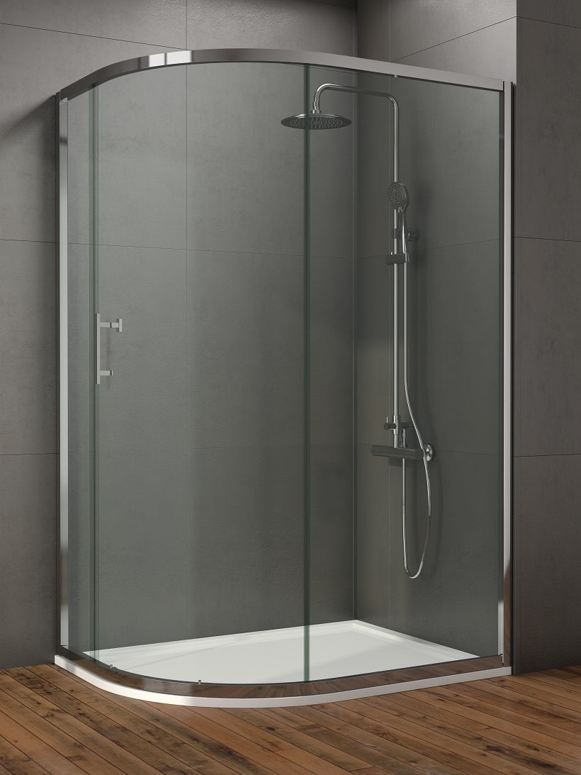 Style Offset Quadrant Single Doors