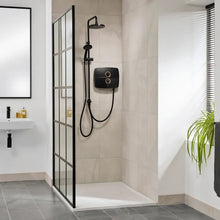 Load image into Gallery viewer, Triton Matte Black T90SR DuElec Pumped Electric Shower cw Dual Function Kit 9.0kw 230v
