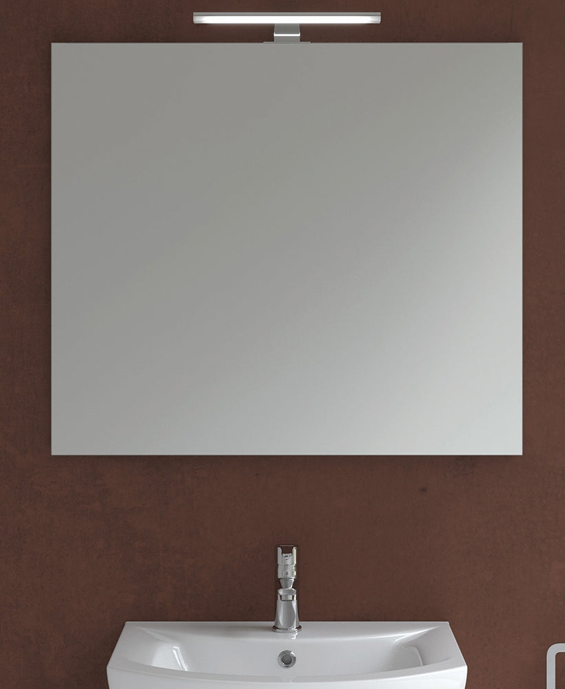 800mmx700mm Mirror & 450mm Pandora Chrome Light