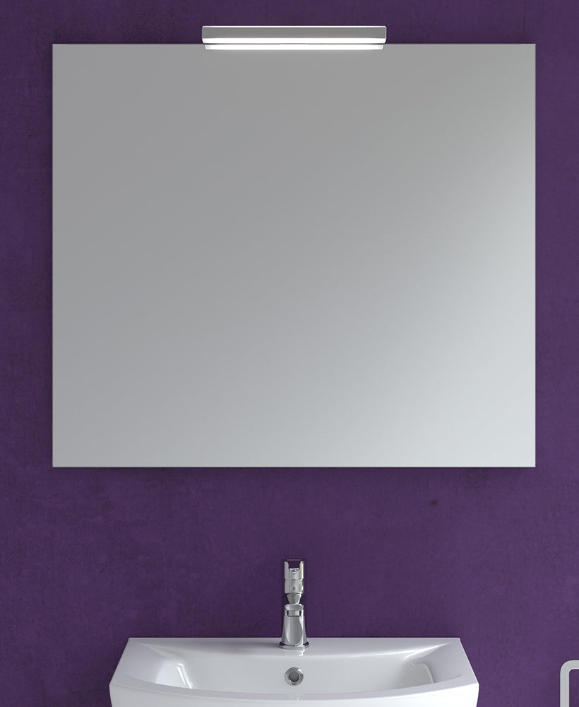 600mmx700mm Mirror & Veronica Chrome Light