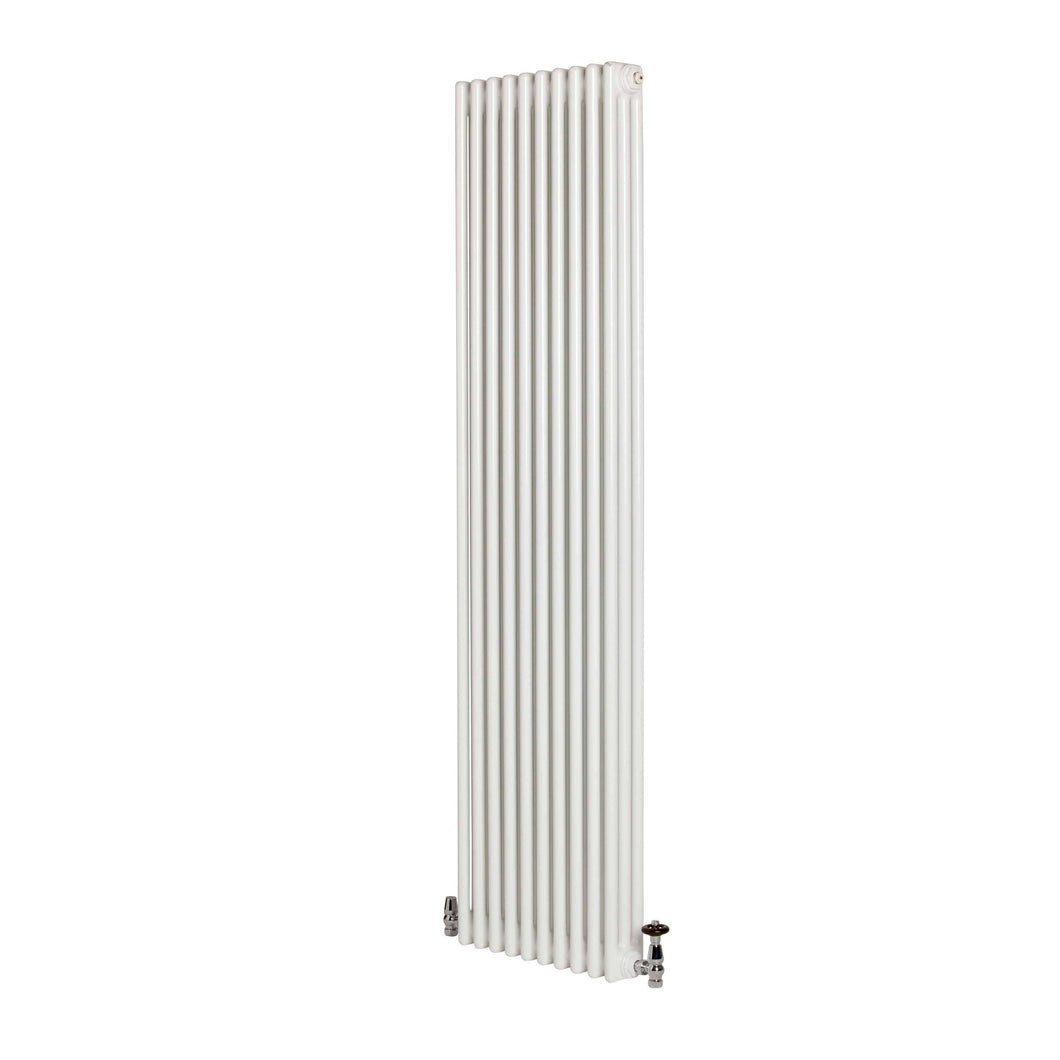 Revive 2 Column Vertical Radiator White H:2000mm W:490mm