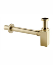 Load image into Gallery viewer, Sync Brass Square Bottle Trap Brushed Gold (Various Colours)
