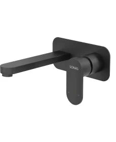 Norfolk Eco Flow Wall Mounted Basin Mixer (Various Colours)