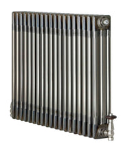 Load image into Gallery viewer, 3 Column Horizontal Radiator Raw Metal H:600mm W:1180mm
