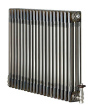 Load image into Gallery viewer, 3 Column Horizontal Radiator Raw Metal H:600mm W:1502mm

