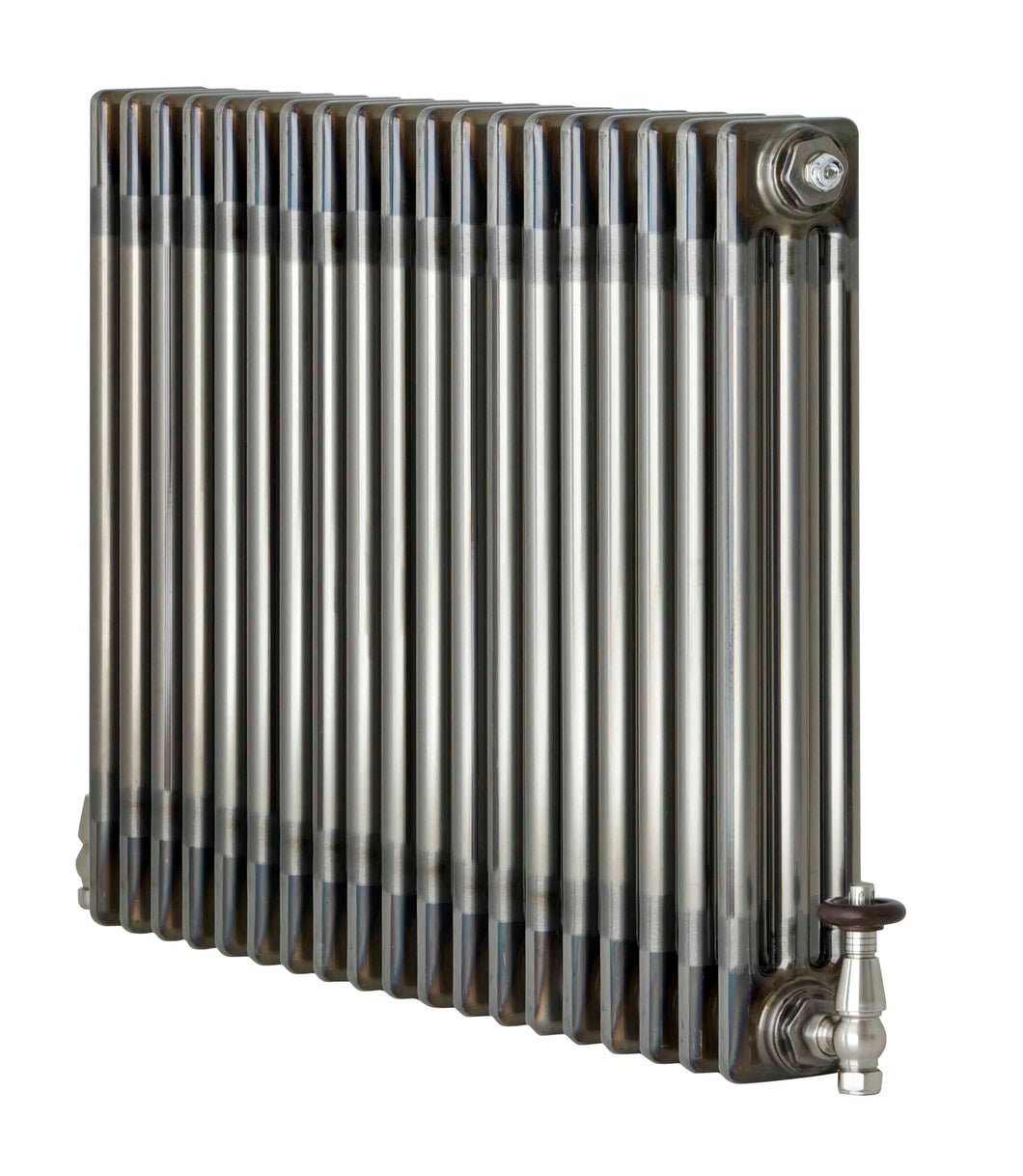 3 Column Horizontal Radiator Raw Metal H:600mm W:1502mm