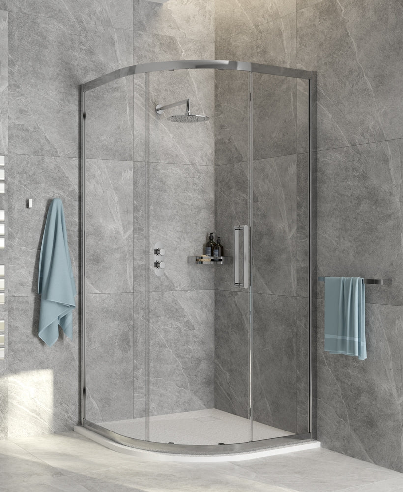 Aspect 8mm Single Door Quadrant 1000mm